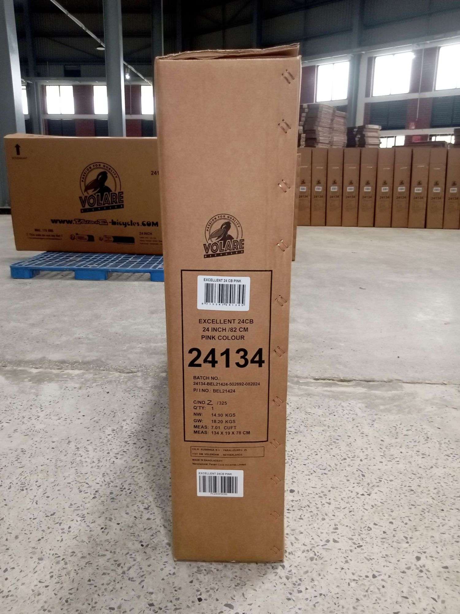 Volare | Meisjes Kinderfiets Excellent, 24 inch, Roze - Afbeelding 12