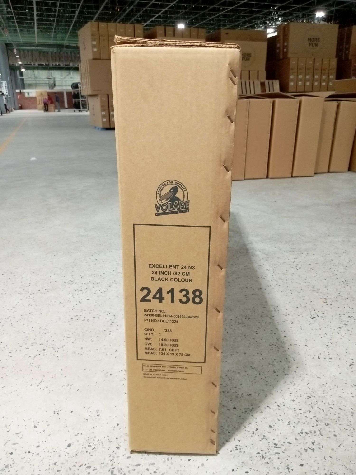 Volare | Meisjes Kinderfiets Excellent, 24 inch, Zwart, 3 Versnellingen - Afbeelding 14