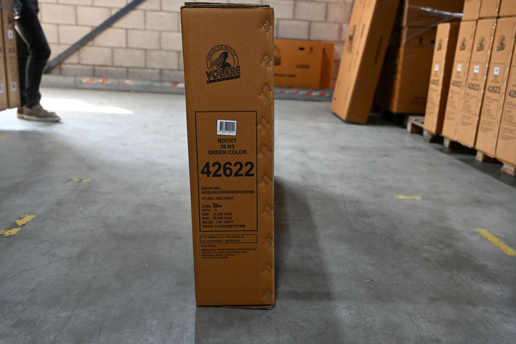 Volare | Jongens Kinderfiets Rocky, 26 inch, Groen, Shimano 3 versnellingen - Afbeelding 14