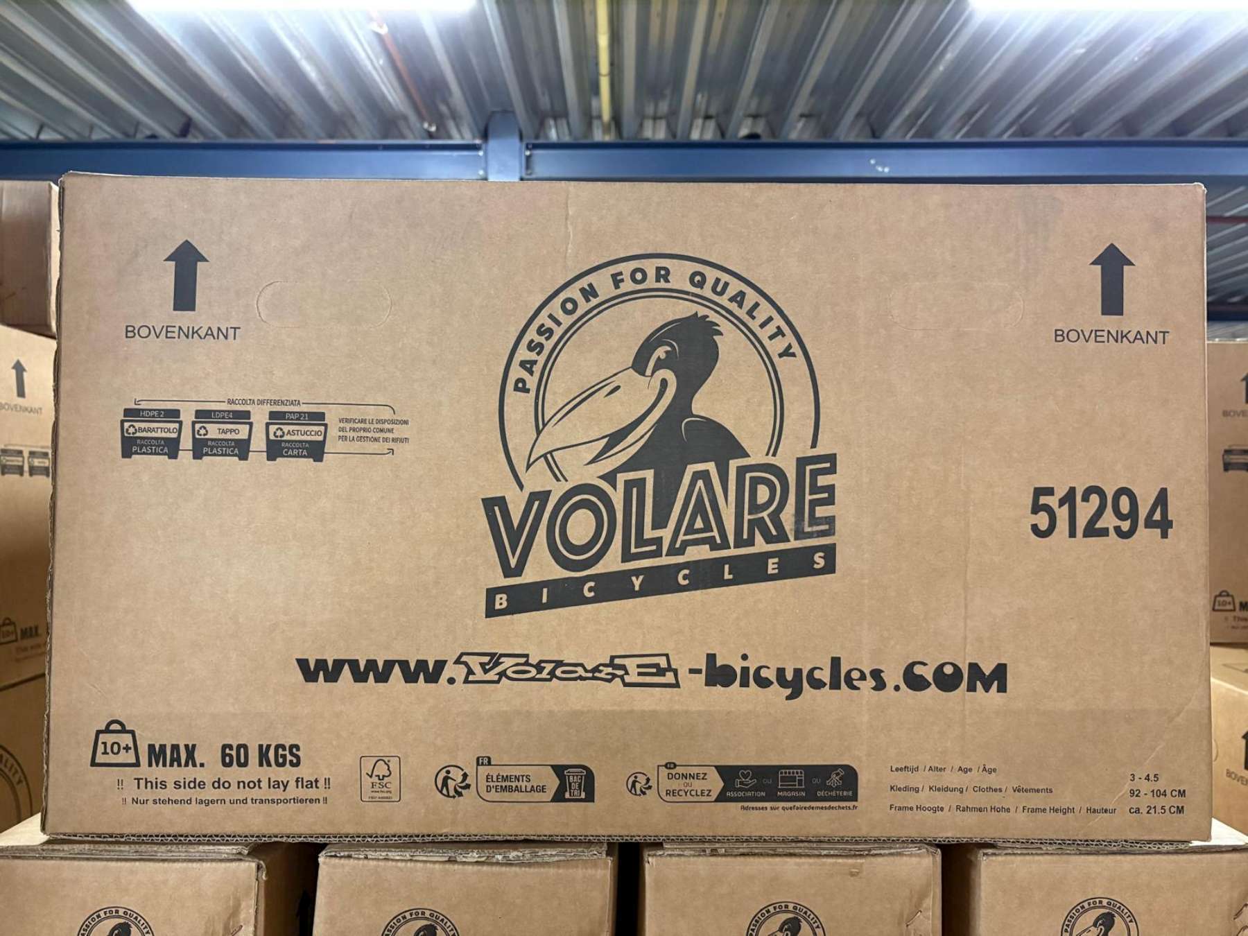 Volare | Meisjes Kinderfiets Blossom, 12 inch, Paars - Afbeelding 12