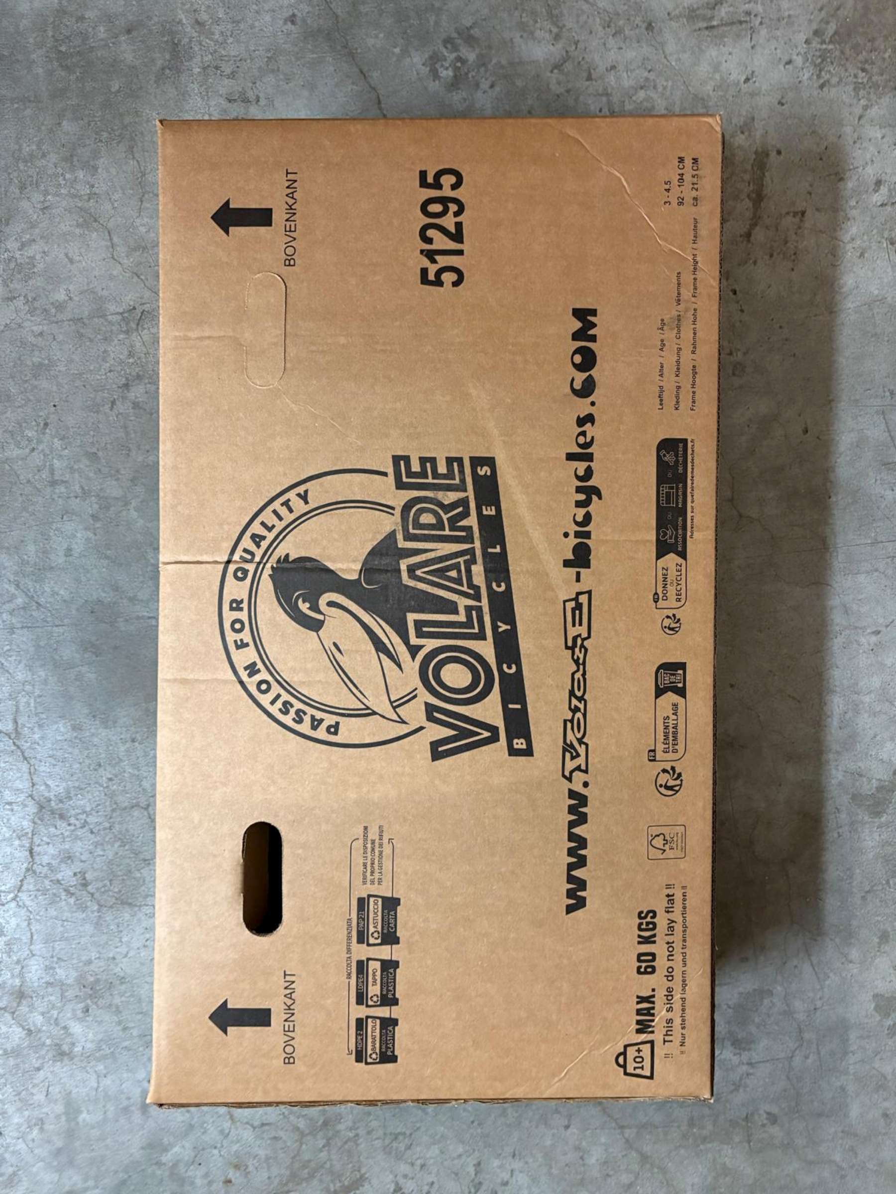 Volare | Meisjes Kinderfiets Blossom, 12 inch, Paars, Twee handremmen - Afbeelding 13