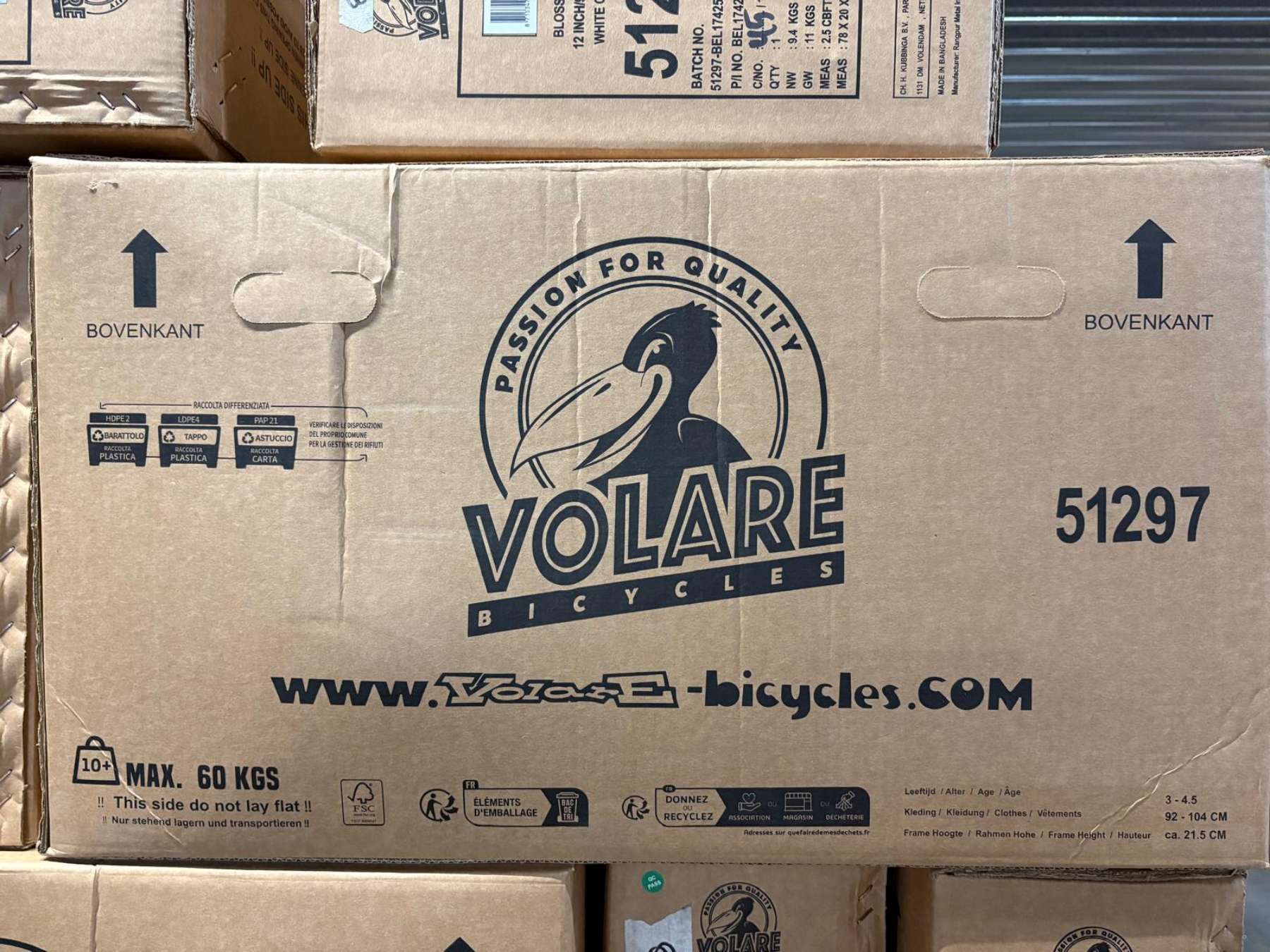 Volare | Meisjes Kinderfiets Blossom, 12 inch, Wit, Twee handremmen - Afbeelding 13