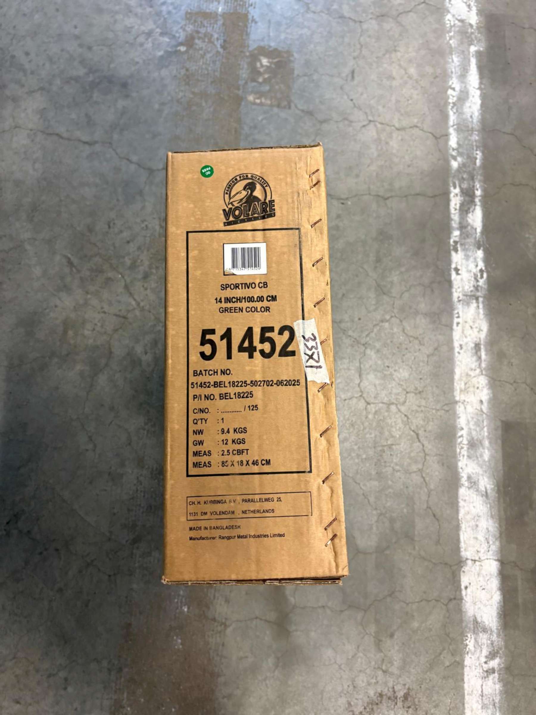 Volare | Jongens Kinderfiets Sportivo, 14 inch, Groen Zwart - Afbeelding 11