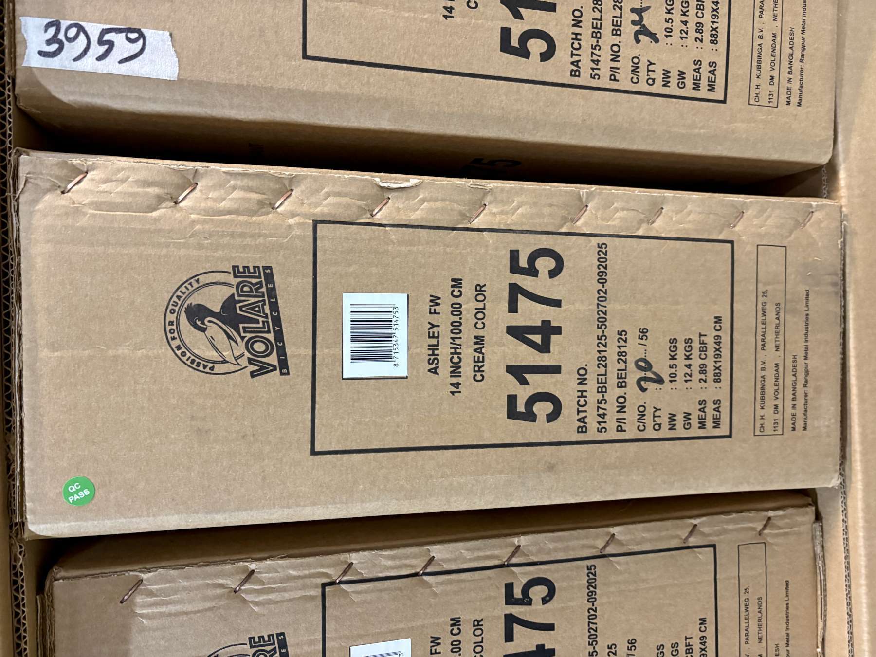 Volare | Meisjes Kinderfiets Ashley, 14 inch, Creme, Twee Handremmen - Afbeelding 12