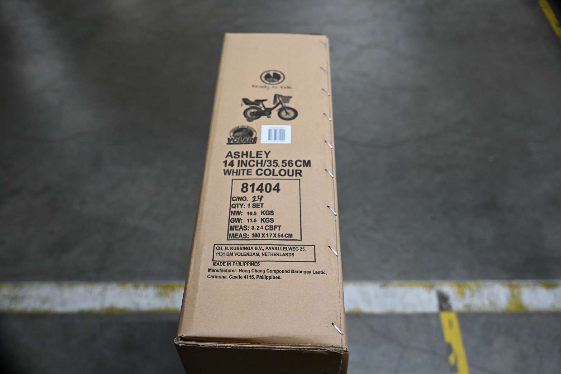 Volare | Meisjes Kinderfiets Ashley, 14 inch, Wit - 95% afgemonteerd - Afbeelding 17