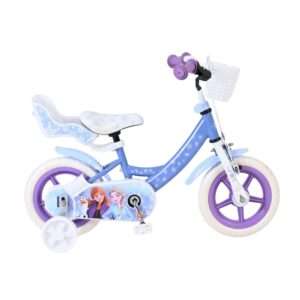 Disney | Meisjes Kinderfiets Frozen, Mag Wheels, 12 inch, Blauw