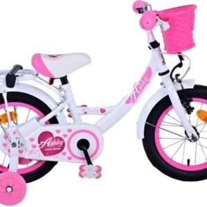 Volare | Meisjes Kinderfiets Ashley, 14 inch, Wit