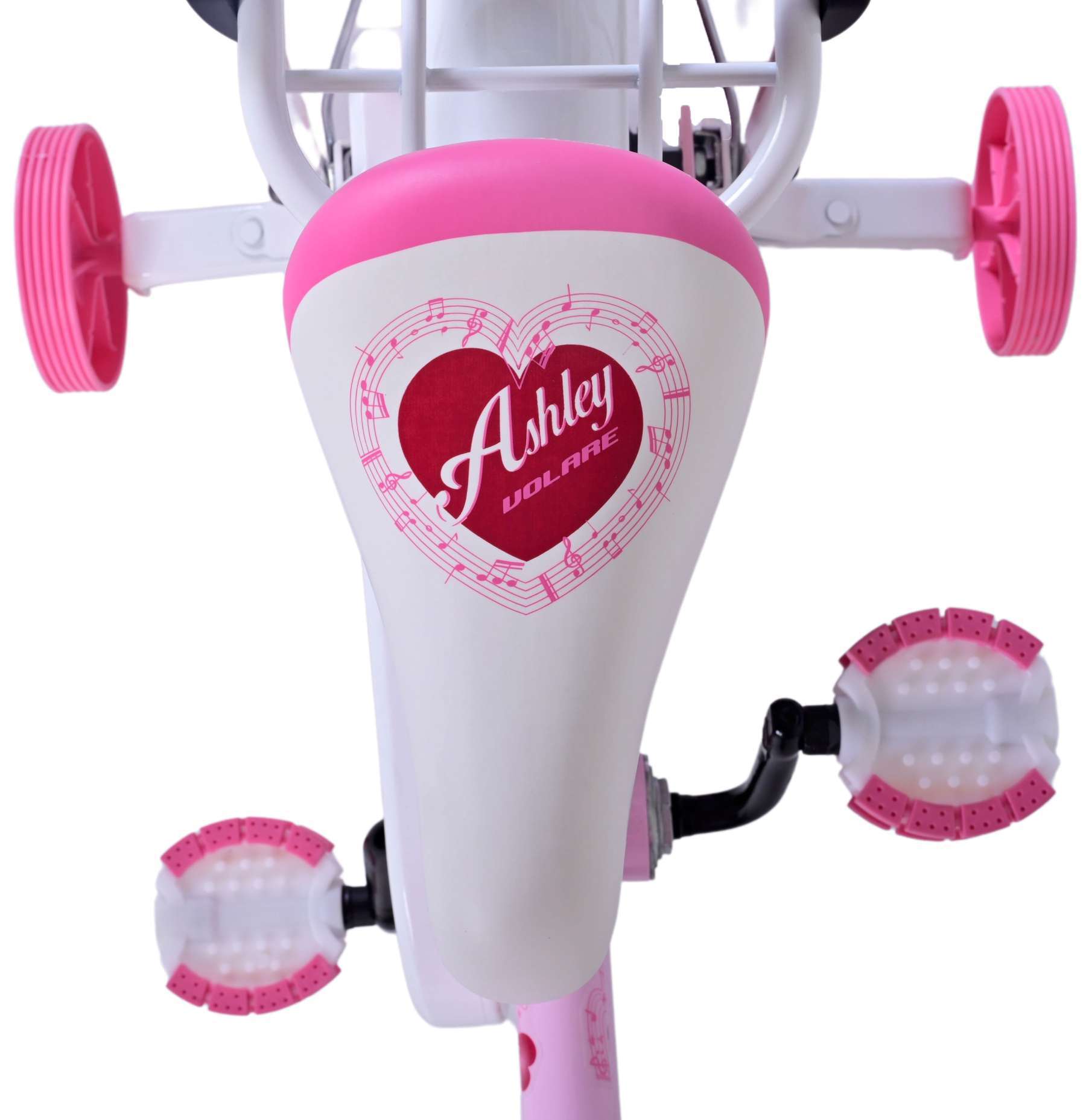 Volare | Meisjes Kinderfiets Ashley, 14 inch, Roze - Afbeelding 4