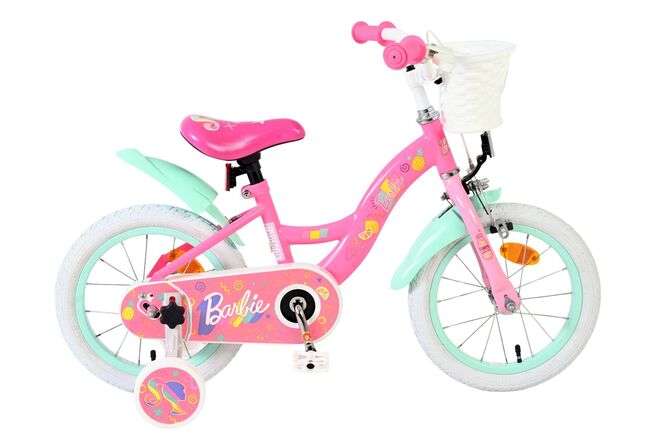 Mattel | Meisjes Kinderfiets Barbie, 14 inch, Roze