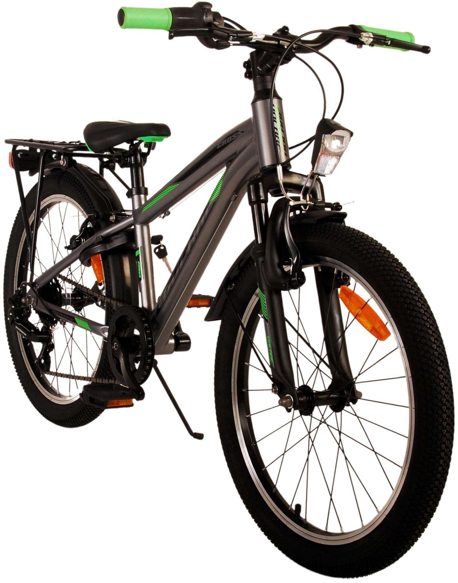 Volare | Jongens Kinderfiets Cross, 20 inch, Grijs, 6 versnellingen - Afbeelding 12