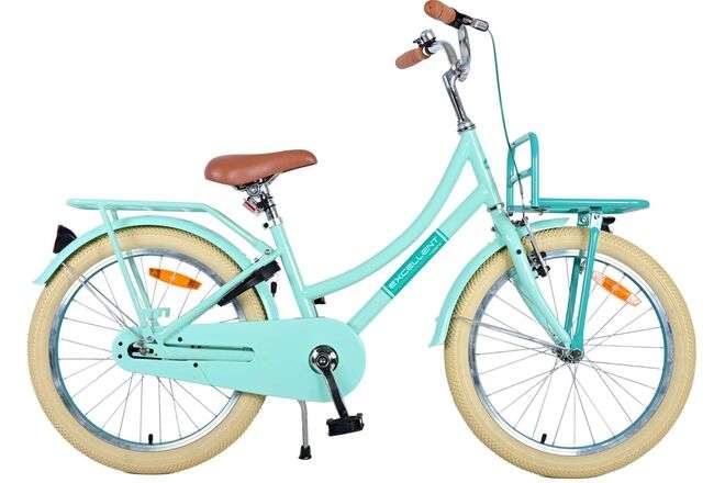 Volare | Meisjes Kinderfiets Excellent, 20 inch, Groen