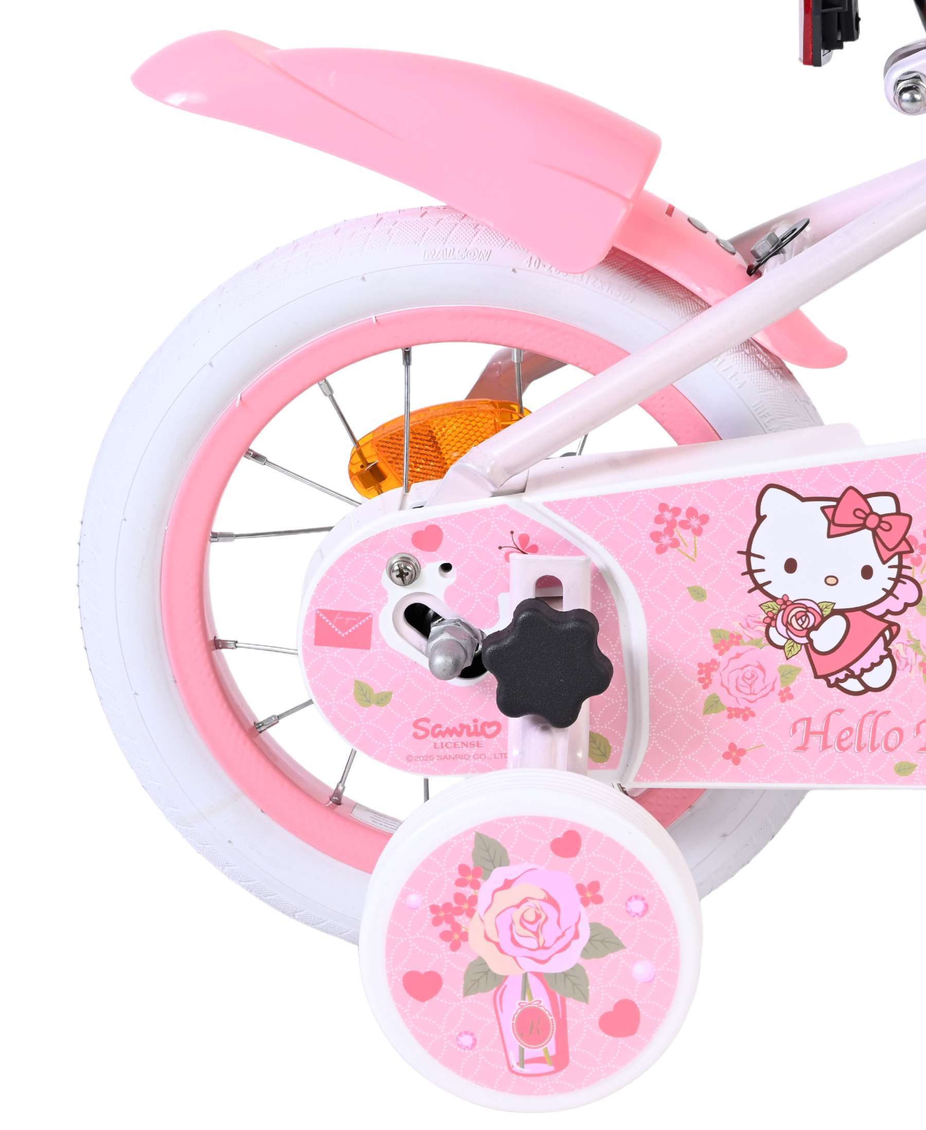 Sanrio | Hello Kitty Meisjes Kinderfiets, 12 inch, Roze - Afbeelding 2