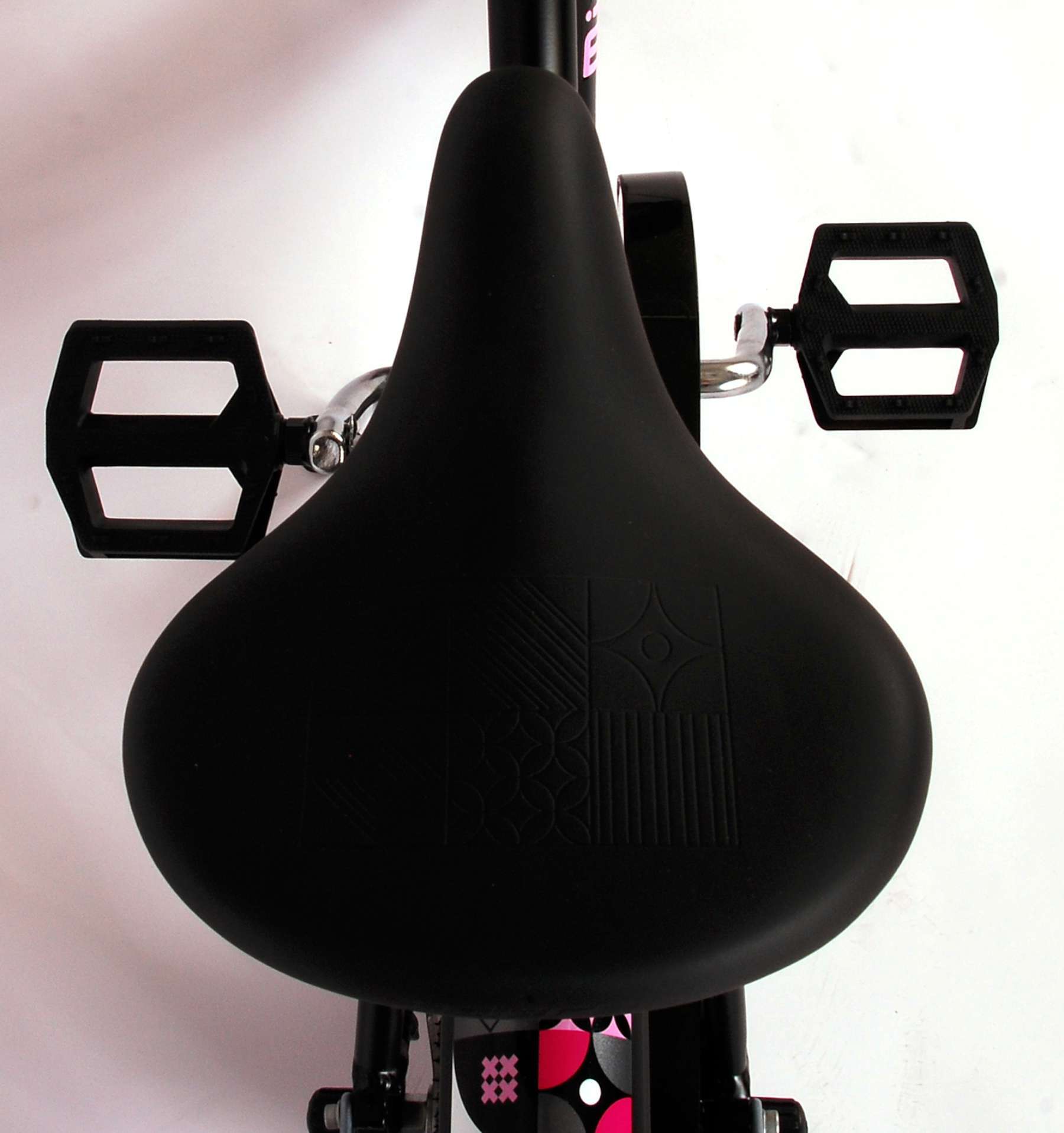 Volare | Meisjes Kinderfiets Miracle, 14 inch, Mat Zwart, Prime Collection - Afbeelding 9