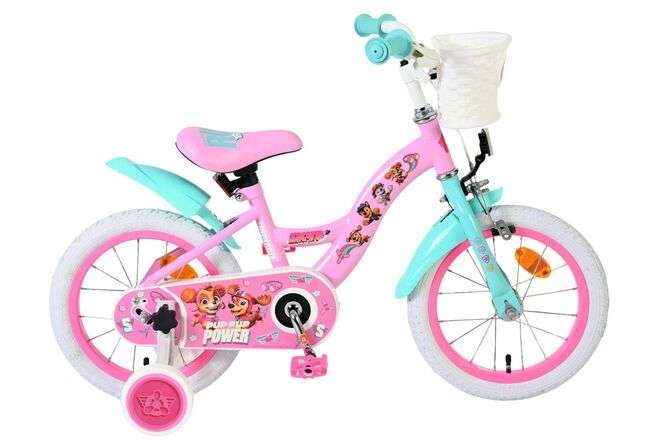 Nickelodeon | Meisjes Kinderfiets Paw Patrol, 14 inch, Roze