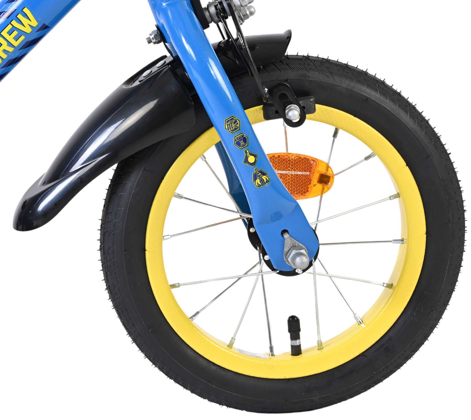 Nickelodeon | Jongens Kinderfiets Rubble & Crew, 12 inch, Blauw - Afbeelding 3