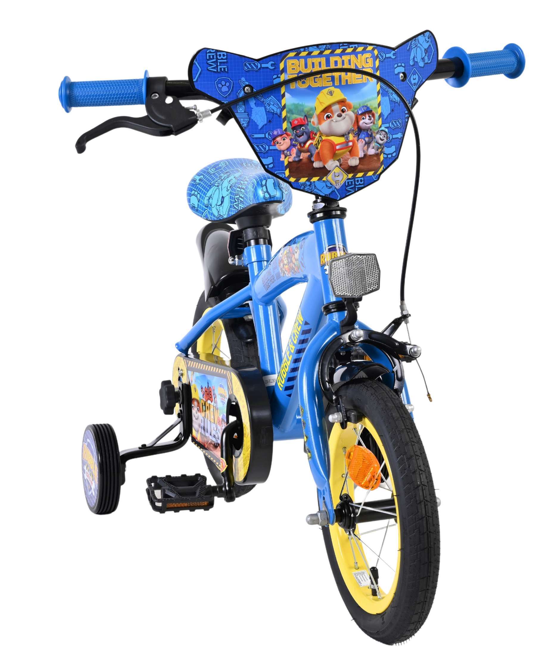 Nickelodeon | Jongens Kinderfiets Rubble & Crew, 12 inch, Blauw - Afbeelding 5