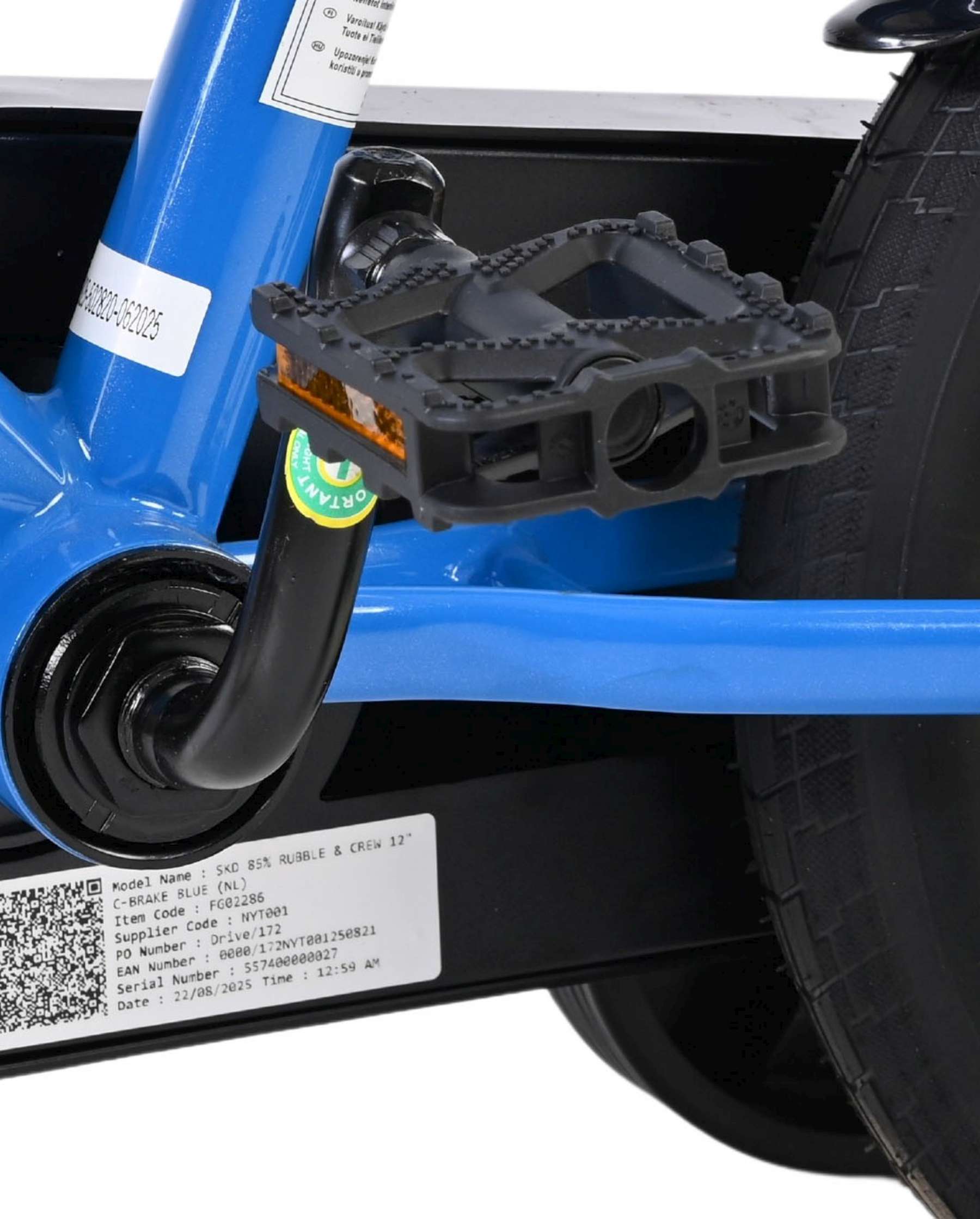 Nickelodeon | Jongens Kinderfiets Rubble & Crew, 12 inch, Blauw - Afbeelding 9