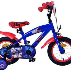 WildBrain | Jongens Kinderfiets Sonic Prime, 12 inch, Blauw Rood
