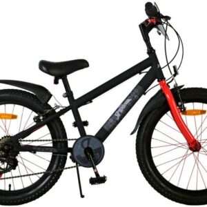 Marvel | Jongens Kinderfiets Spider-Man, 20 inch, Mat Zwart, Twee Handremmen