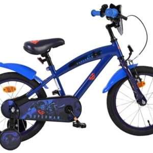 Warner Bros | Jongens Kinderfiets Superman, 16 inch, Blauw