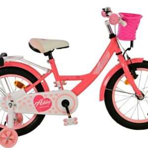 Volare | Meisjes Kinderfiets Ashley, 16 inch, Roze/Rood