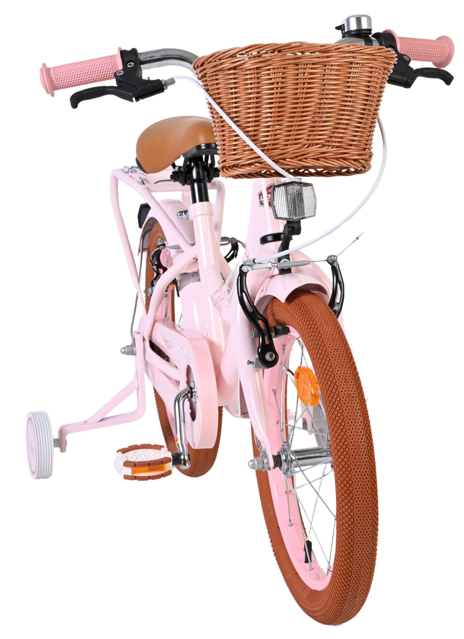 Volare | Meisjes Kinderfiets Ashley, 16 inch, Roze, Twee Handremmen - Afbeelding 5
