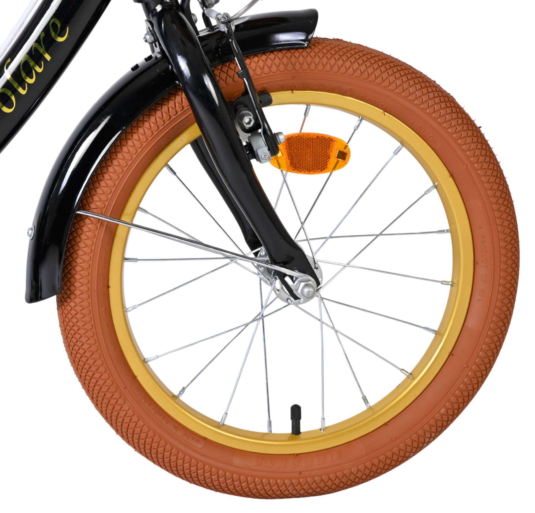 Volare | Meisjes Kinderfiets Ashley, 16 inch, Zwart, Twee Handremmen - Afbeelding 3