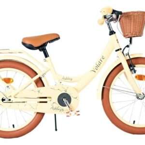 Volare | Meisjes Kinderfiets Ashley, 18 inch, Creme