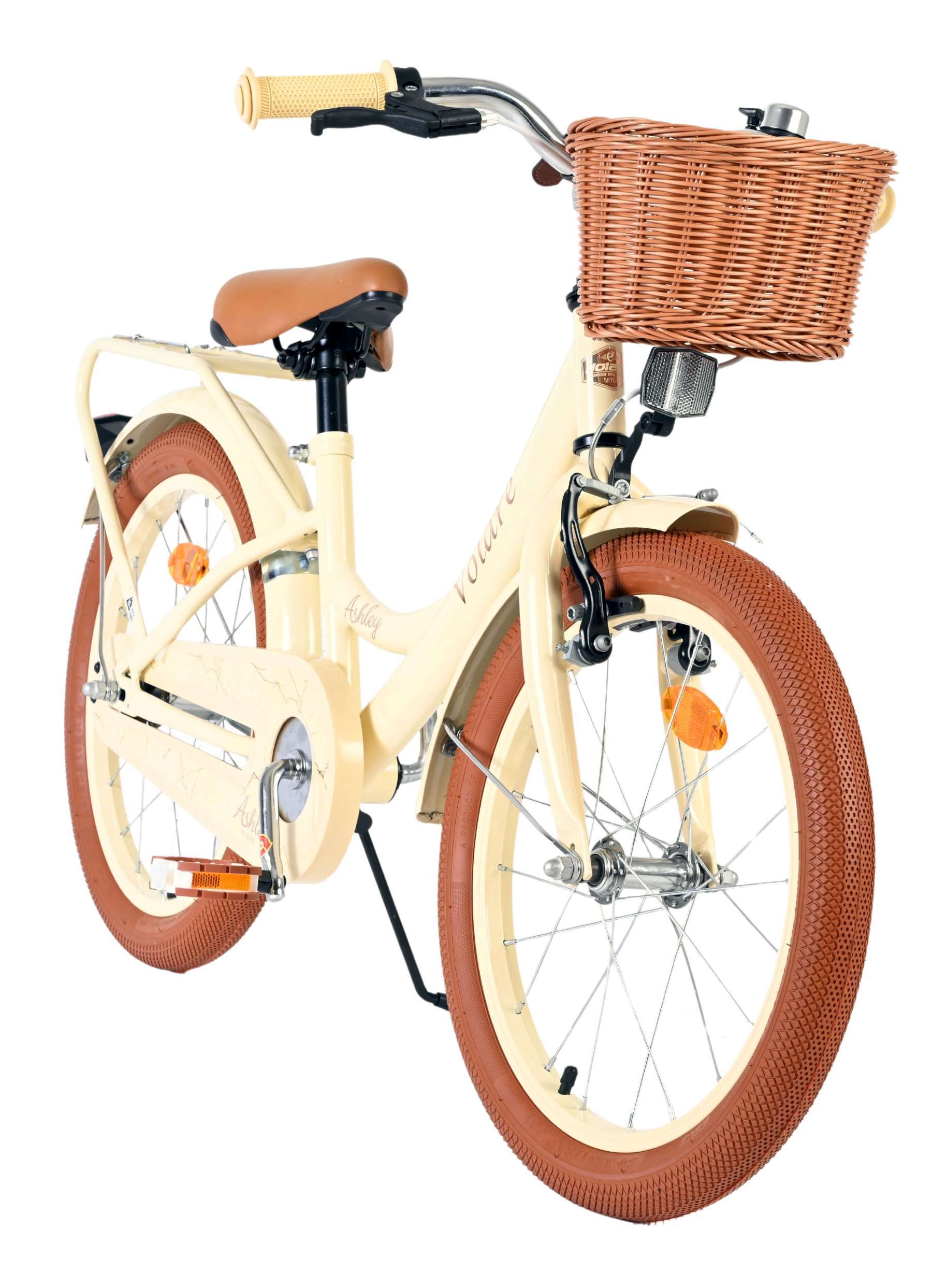 Volare | Meisjes Kinderfiets Ashley, 18 inch, Creme - Afbeelding 5