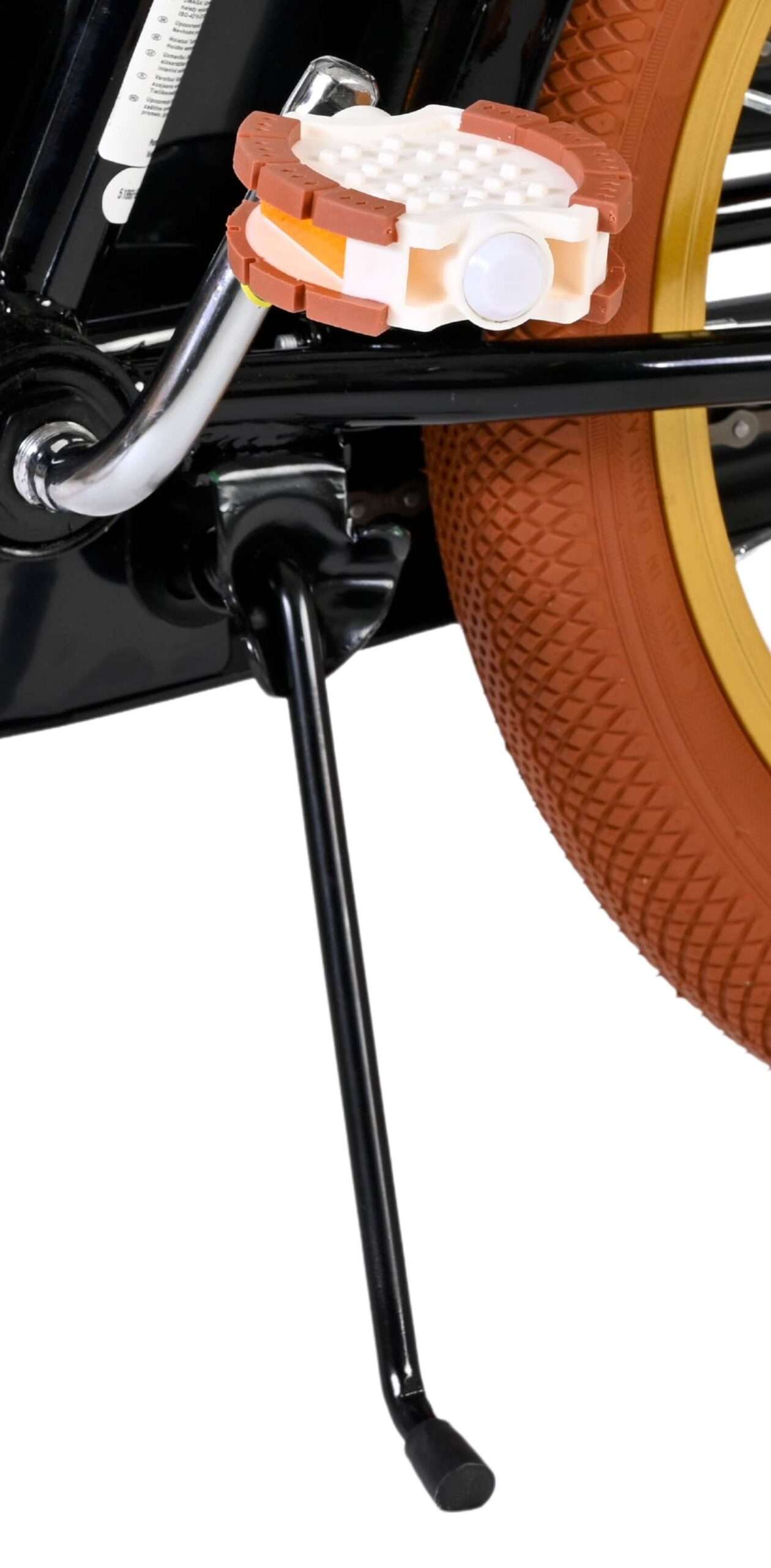 Volare | Meisjes Kinderfiets Ashley, 18 inch, Zwart, Twee handremmen - Afbeelding 9