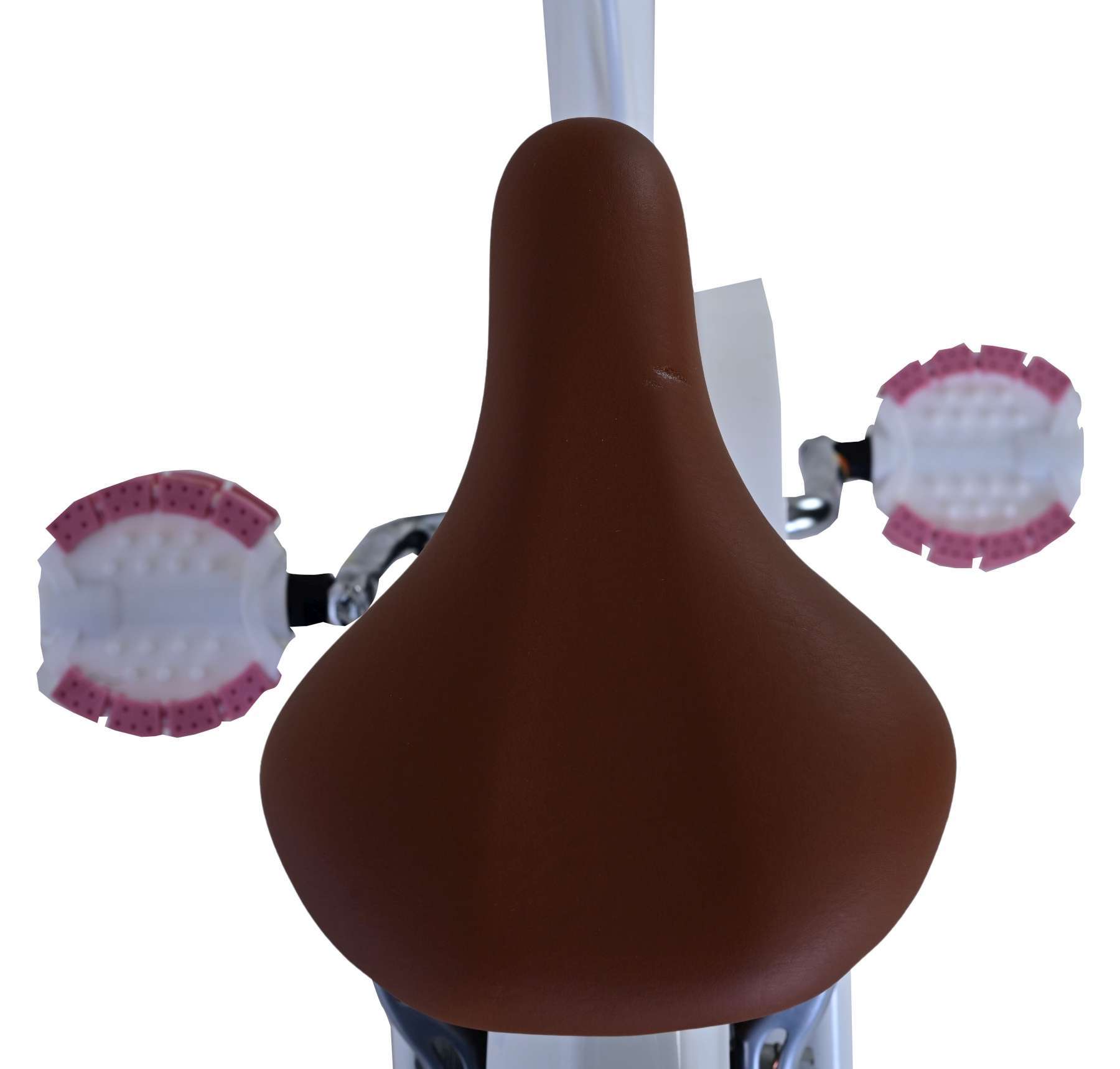 Volare | Meisjes Kinderfiets Blossom, 18 inch, Wit, Twee handremmen - Afbeelding 5