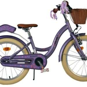 Volare | Meisjes Kinderfiets Blossom, 18 inch, Paars