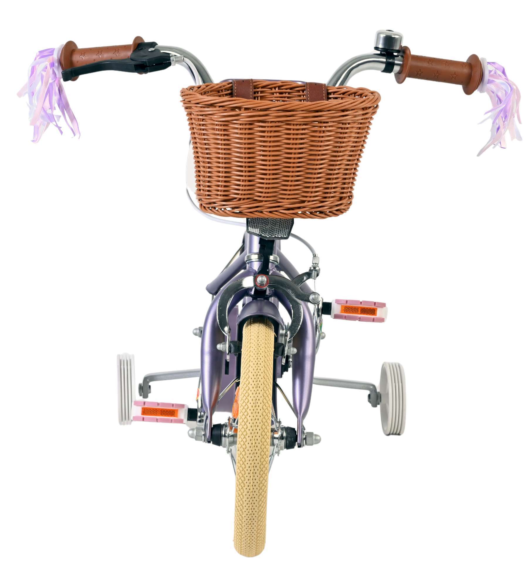Volare | Meisjes Kinderfiets Blossom, 12 inch, Paars - Afbeelding 6