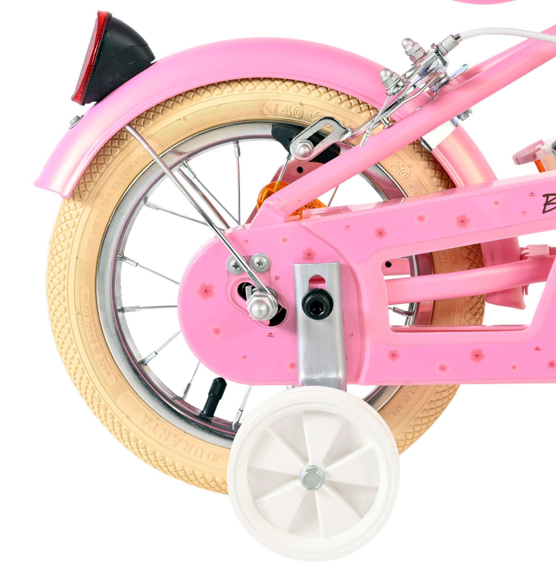 Volare | Meisjes Kinderfiets Blossom, 12 inch, Roze, Twee handremmen - Afbeelding 2