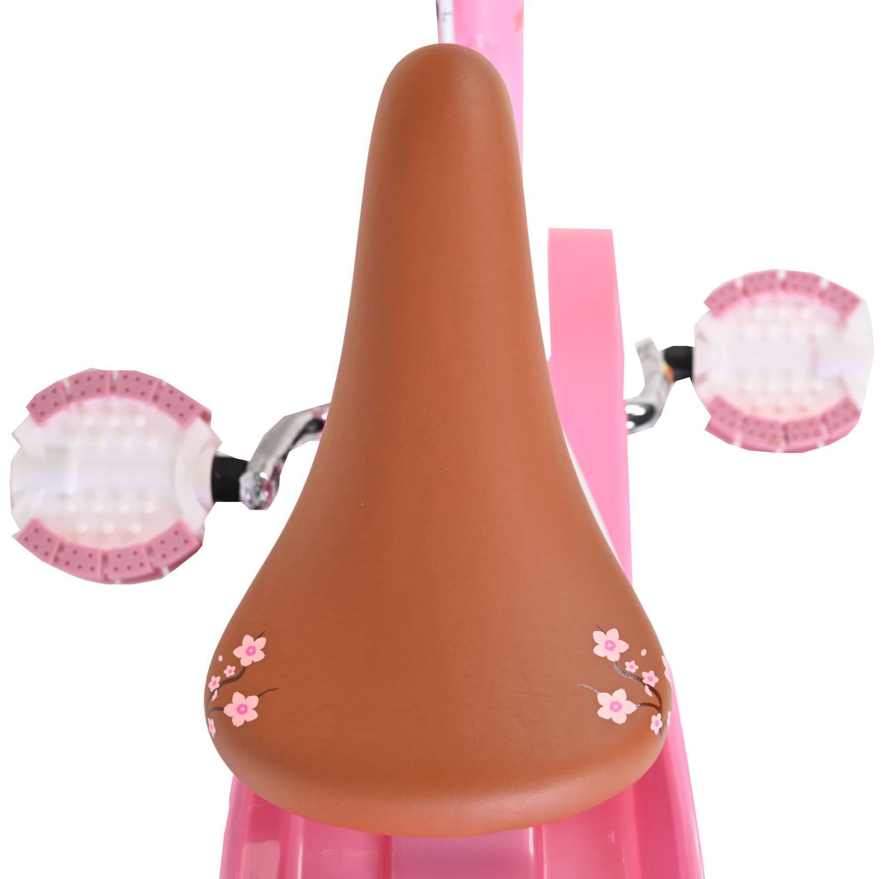 Volare | Meisjes Kinderfiets Blossom, 12 inch, Roze, Twee handremmen - Afbeelding 4
