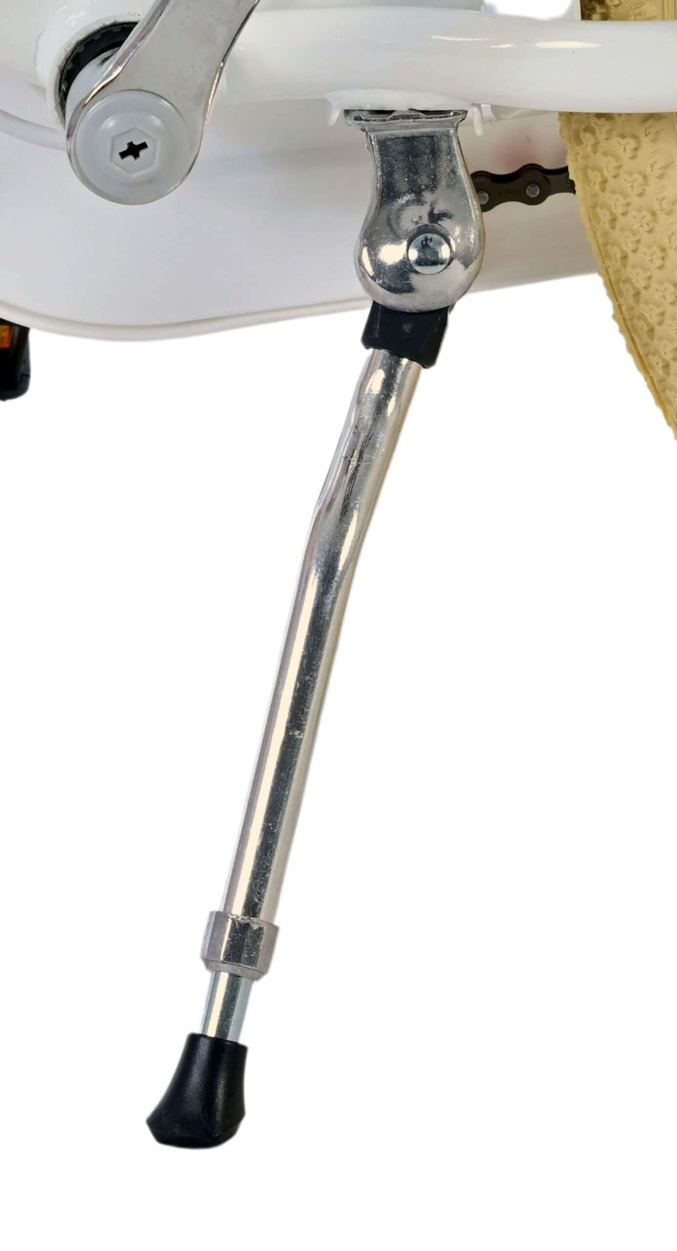 Volare | Meisjes Kinderfiets Blossom, 20 inch, Wit, Twee handremmen - Afbeelding 9