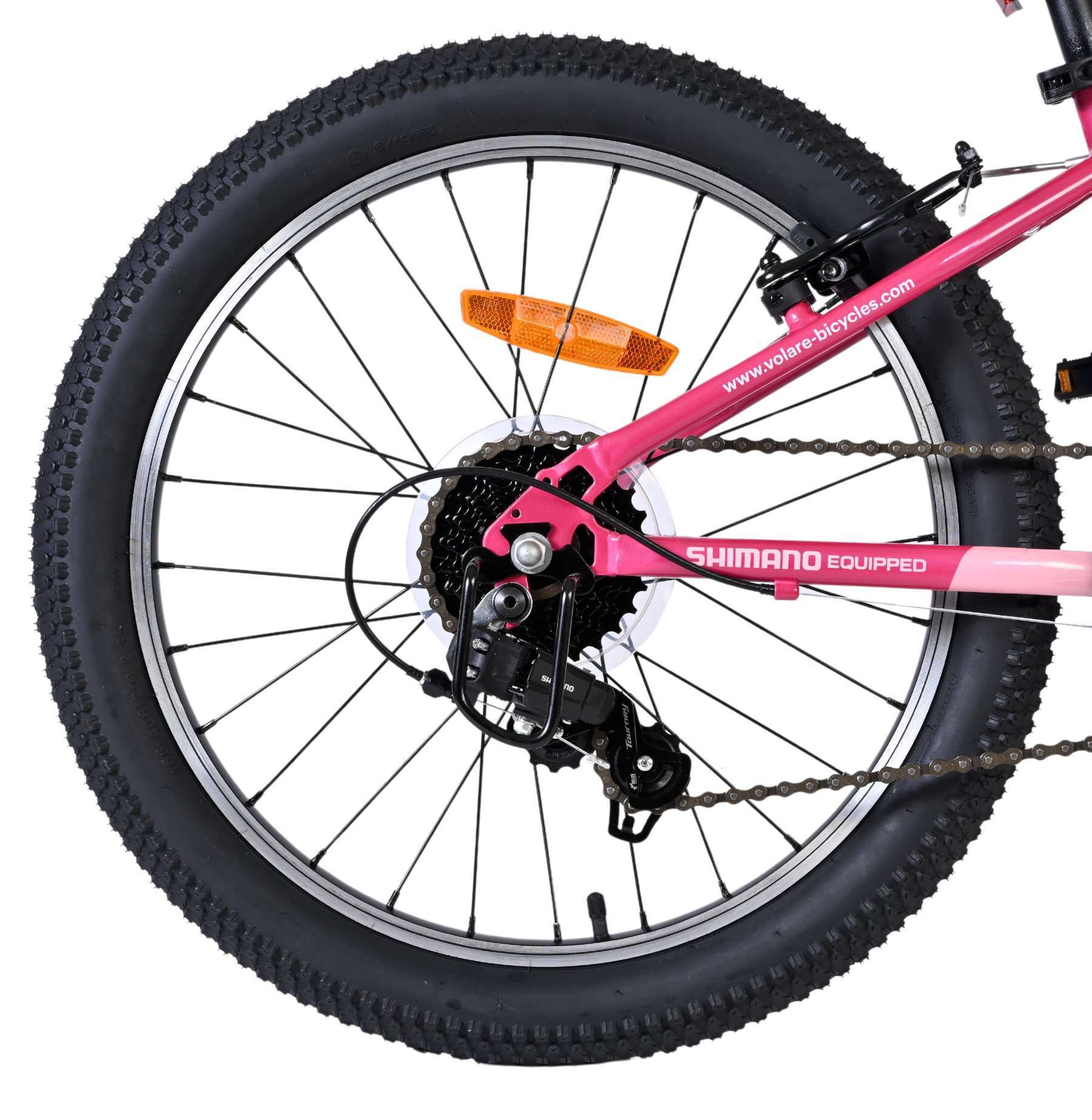 Volare Boost Kinderfiets - 20 inch - 7 Speed - Roze - Afbeelding 2