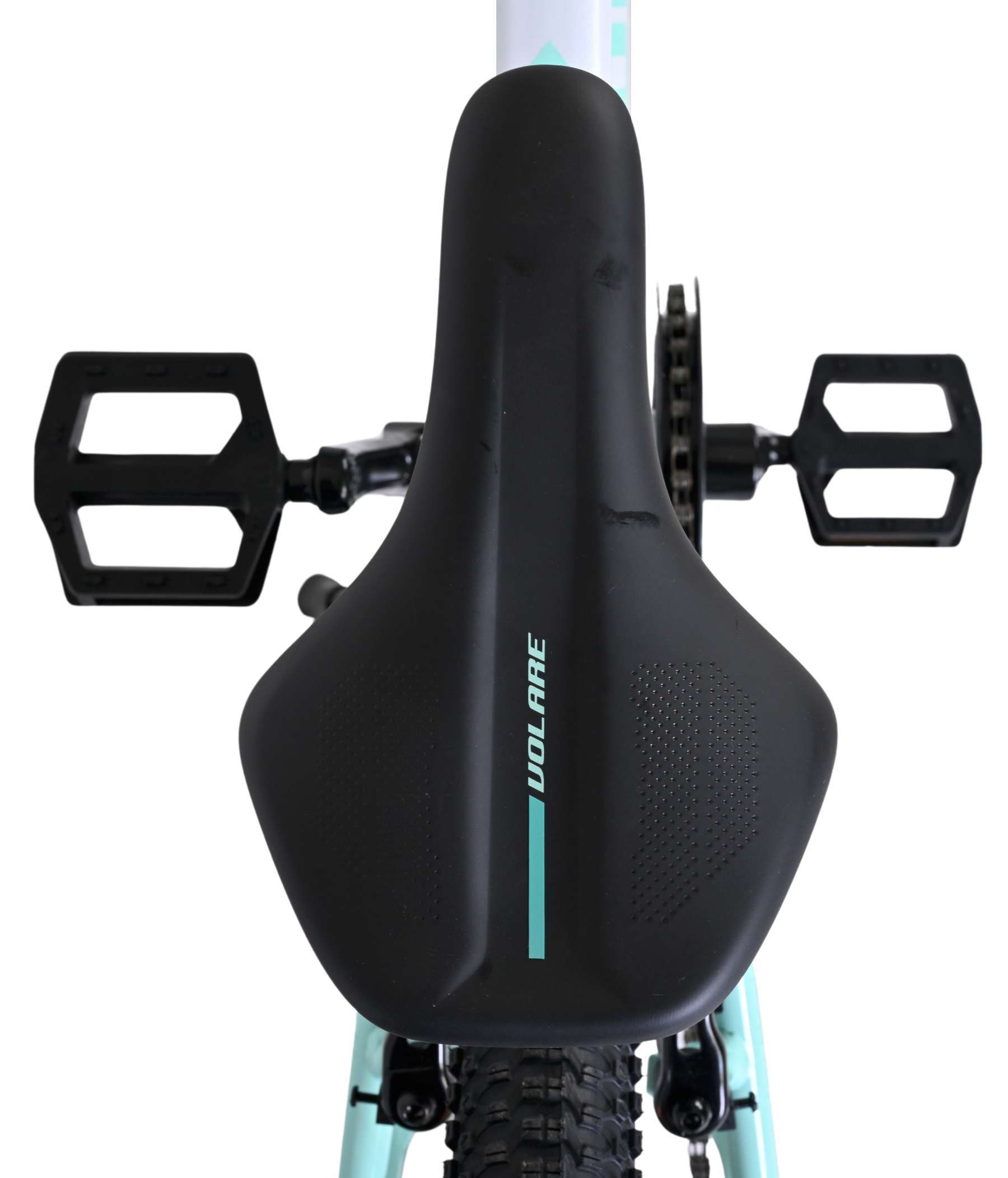 Volare Boost Kinderfiets - 20 inch - 7 Speed - Wit/Mintgroen - Afbeelding 5