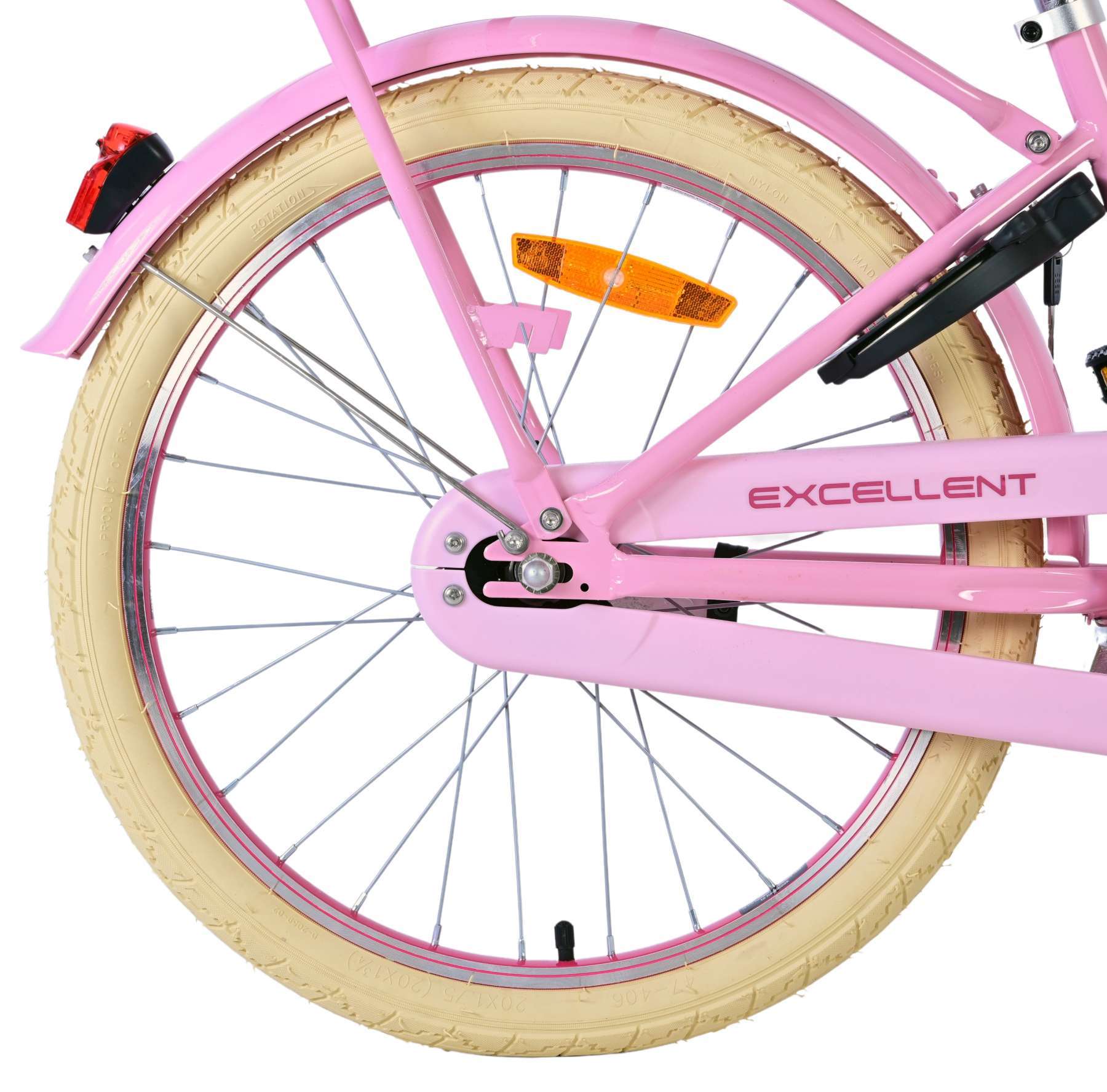 Volare | Meisjes Kinderfiets Excellent, 20 inch, Roze - Afbeelding 8
