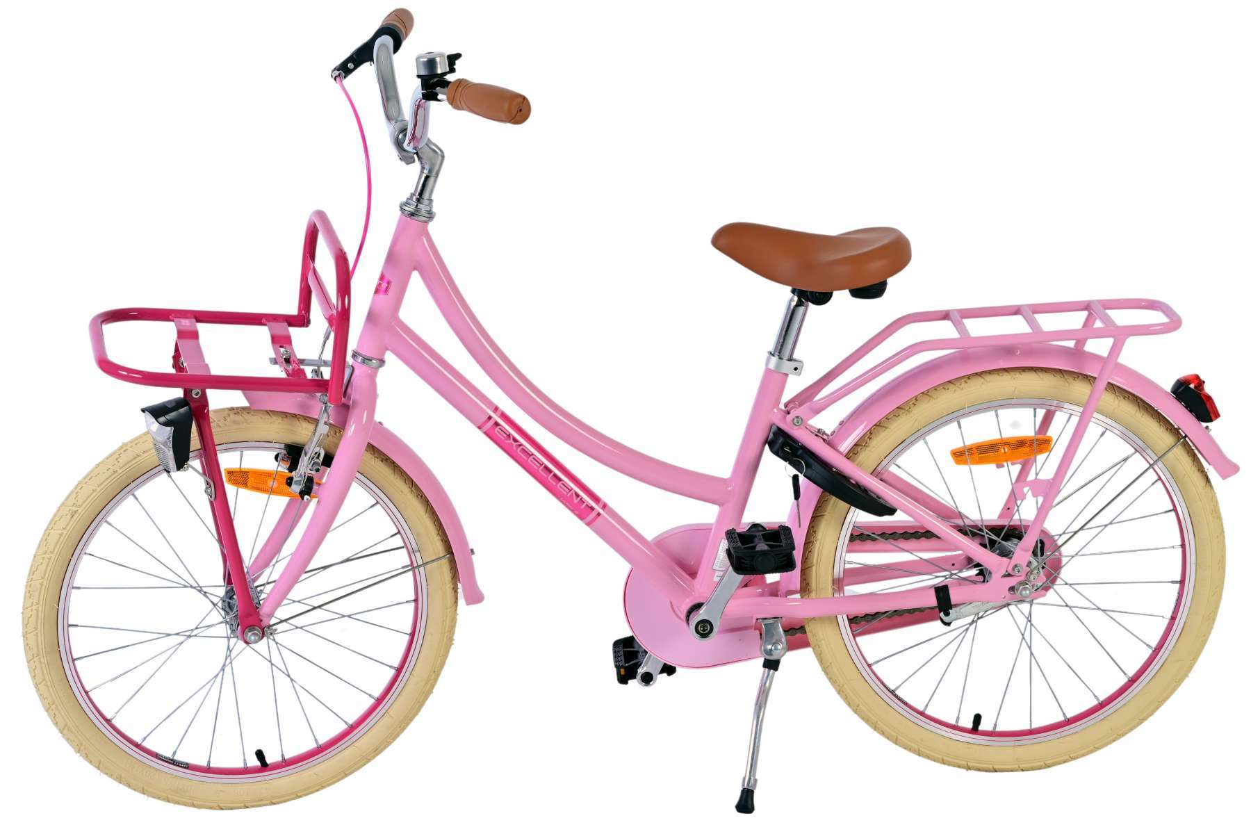 Volare | Meisjes Kinderfiets Excellent, 20 inch, Roze, 3 versnellingen - Afbeelding 8