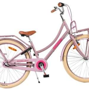 Volare | Meisjes Kinderfiets Excellent, 24 inch, Mat Roze, 3 Versnellingen