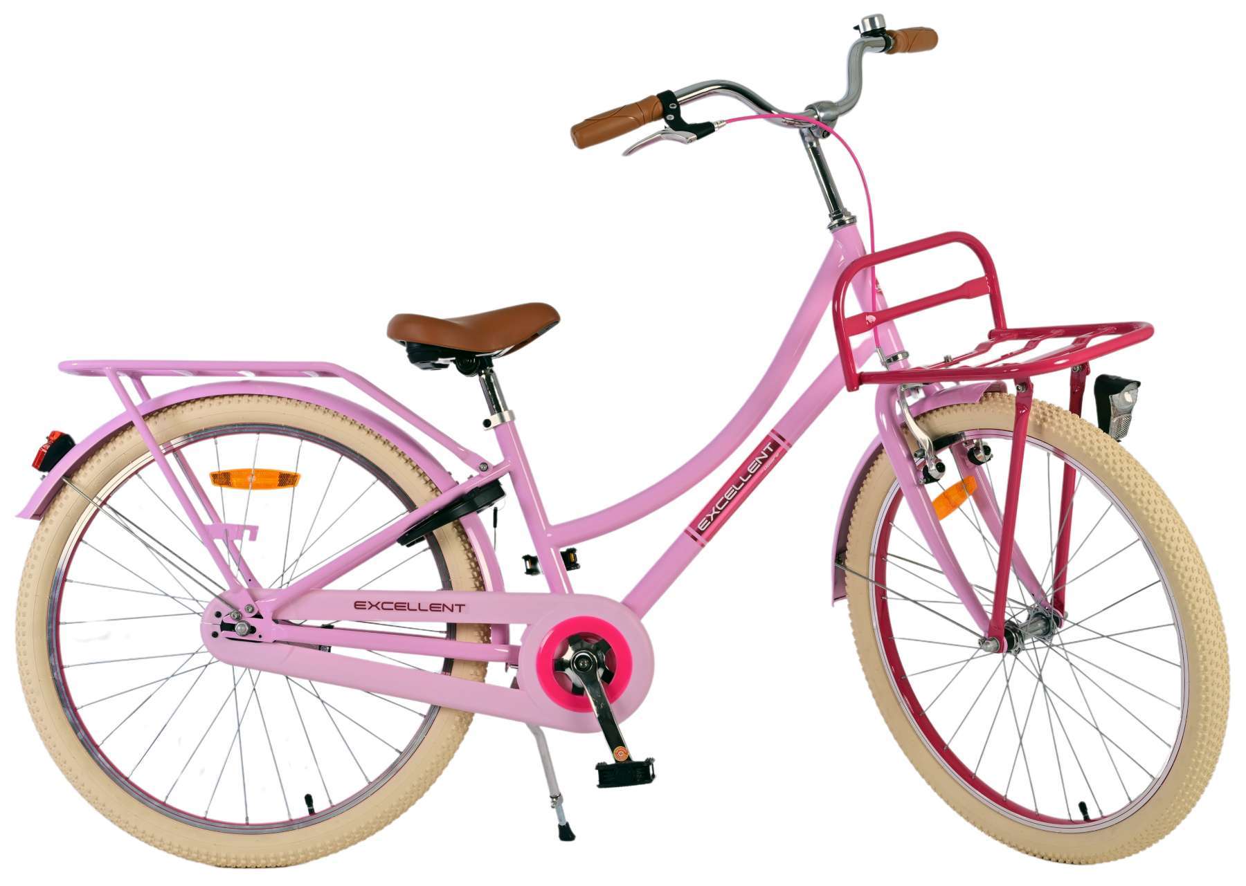 Volare | Meisjes Kinderfiets Excellent, 24 inch, Roze - Afbeelding 2