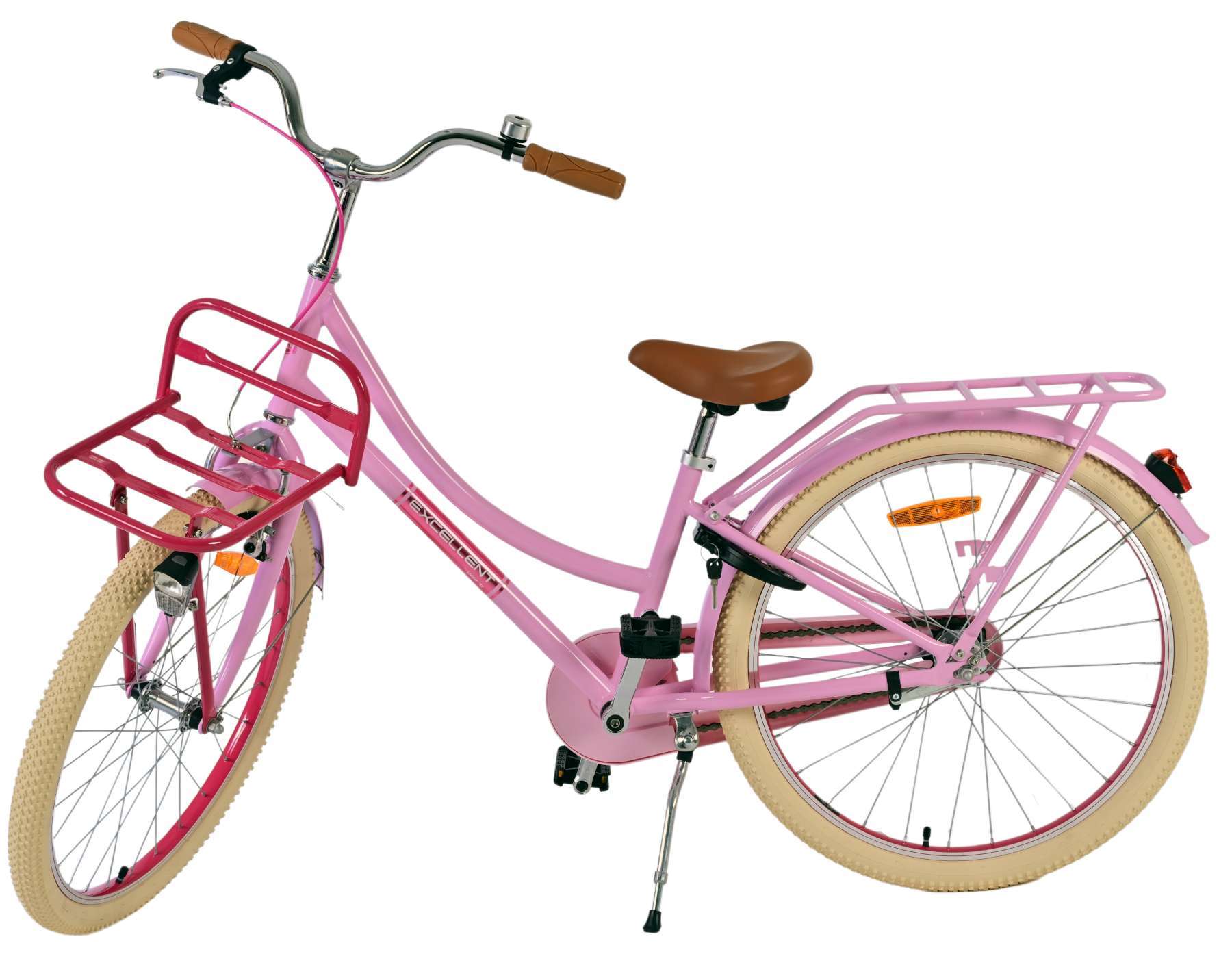 Volare | Meisjes Kinderfiets Excellent, 24 inch, Roze - Afbeelding 4