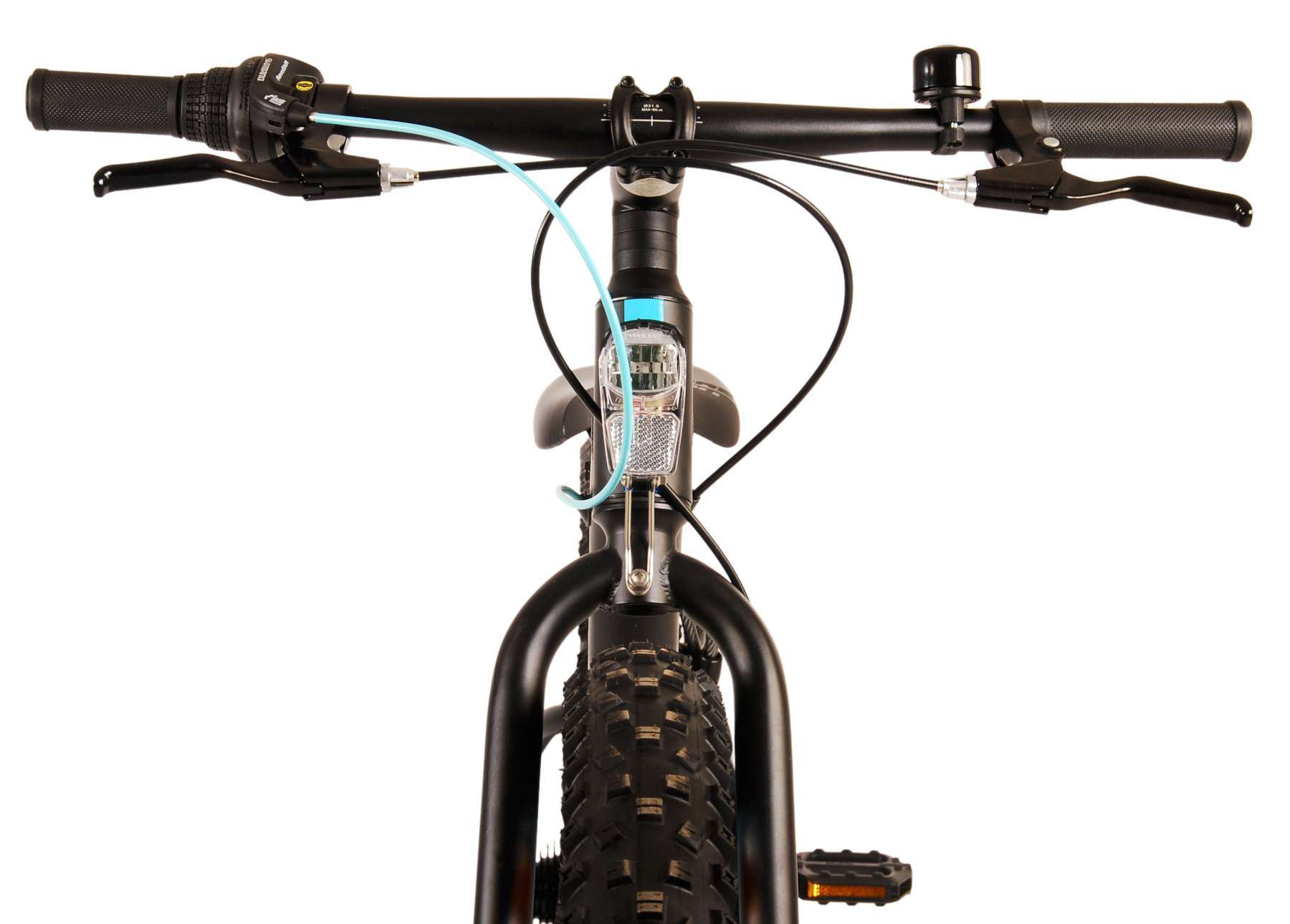 Volare | Jongens Kinderfiets Gradient, 26 inch, Zwart Blauw, 7 speed, Prime Collection - Afbeelding 7