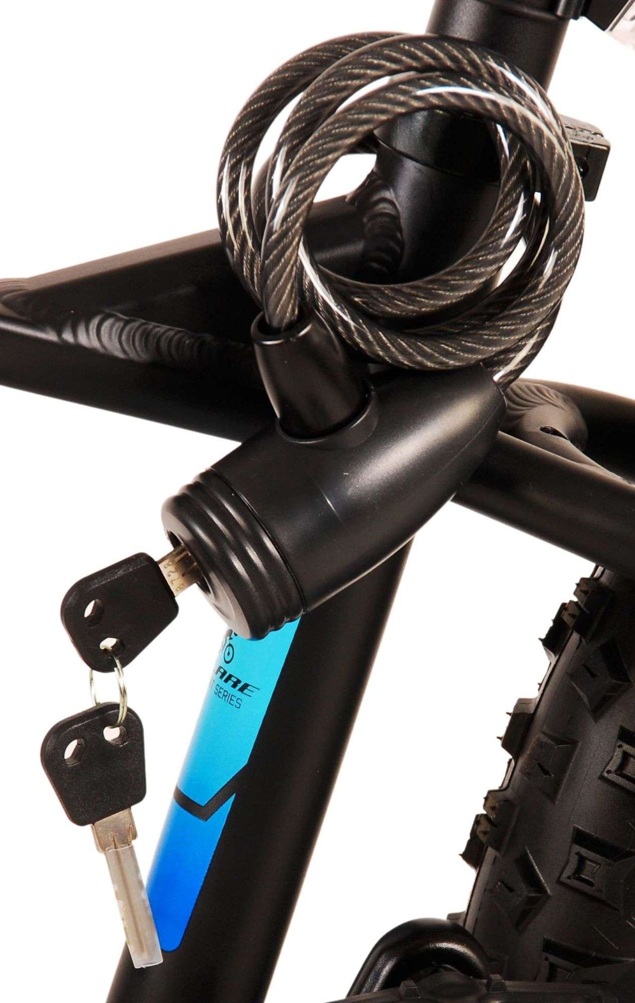 Volare | Jongens Kinderfiets Gradient, 26 inch, Zwart Blauw, 7 speed, Prime Collection - Afbeelding 3