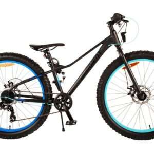 Volare | Jongens Kinderfiets Gradient, 26 inch, Zwart Blauw, 7 speed, Prime Collection