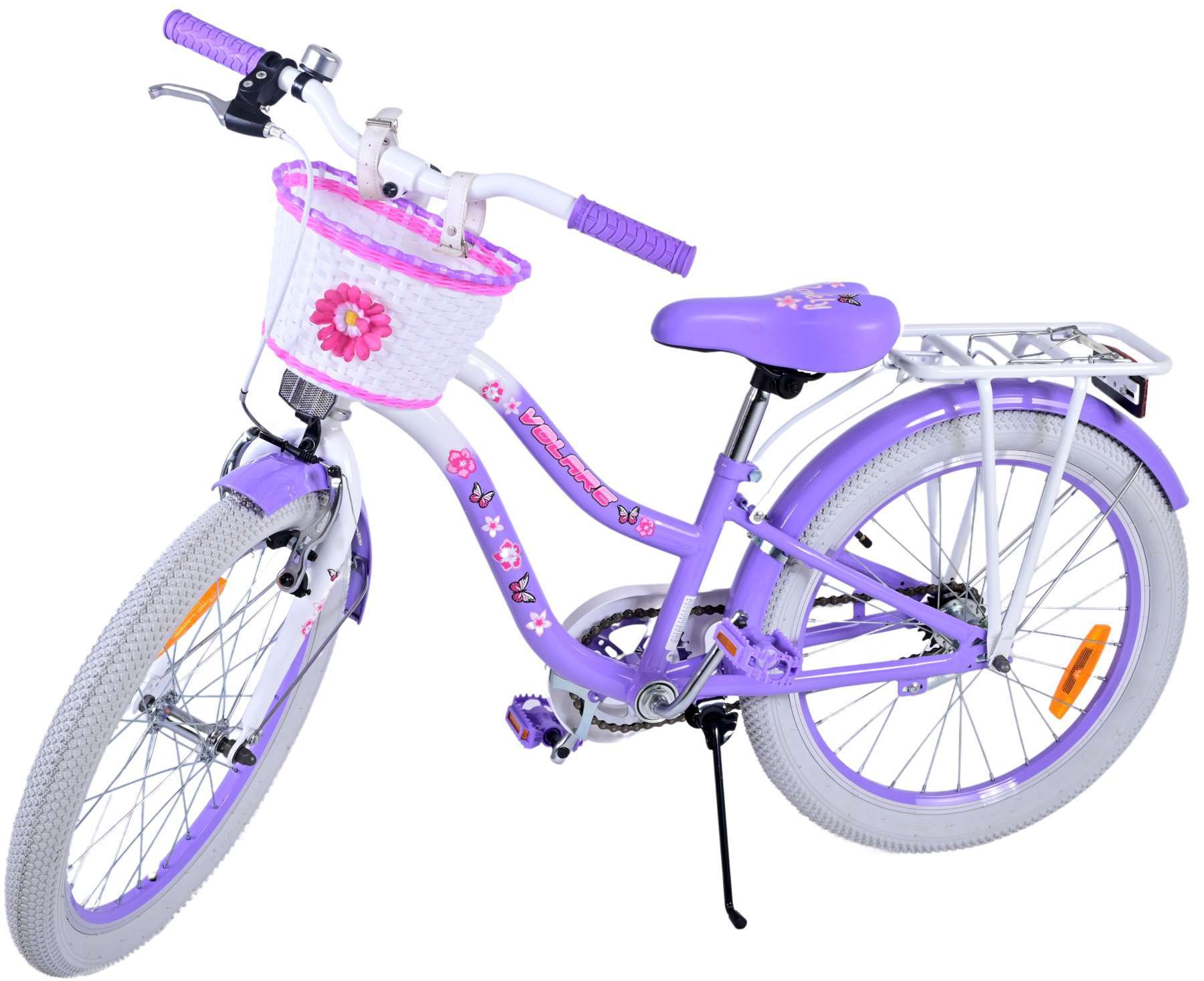 Volare | Meisjes Kinderfiets Lovely, 20 inch, Paars - Afbeelding 14