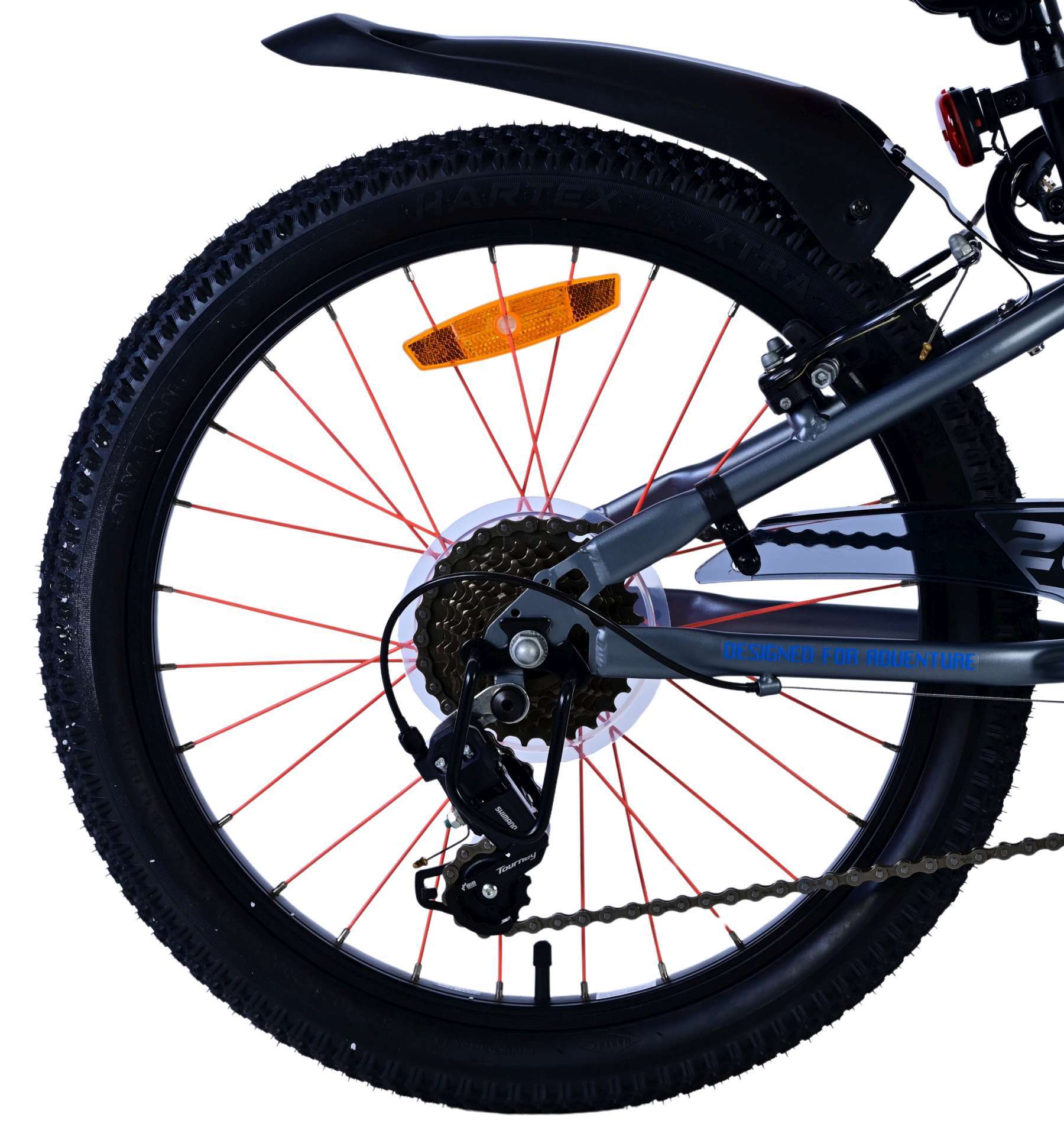 Volare Rocky Kinderfiets - 20 inch - 7 speed - Blauw - Afbeelding 2