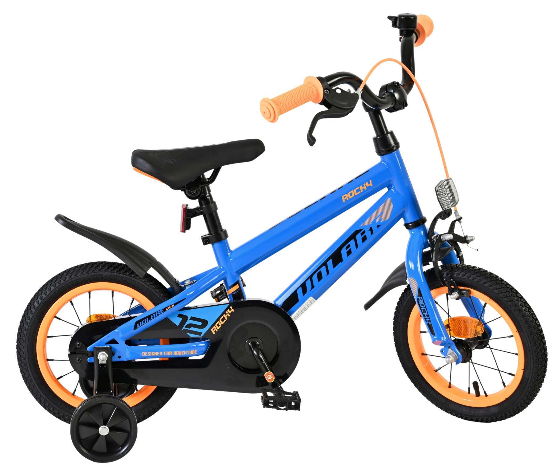 Volare | Jongens Kinderfiets Rocky, 12 inch, Blauw - Afbeelding 10