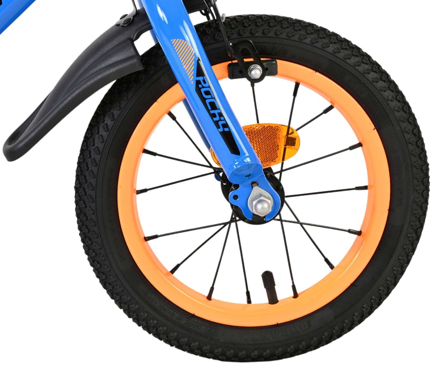 Volare | Jongens Kinderfiets Rocky, 12 inch, Blauw - Afbeelding 3